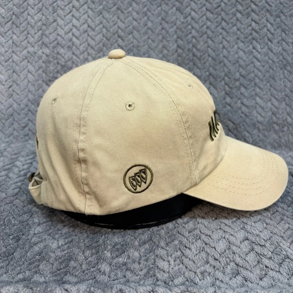 Magness Toyota Buick Harrison AR Hat Tan Khaki Embroidered Logo Dad Cap 0778